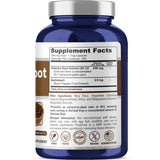 NusaPure Valerian Root Extract Capsules 250mg side view