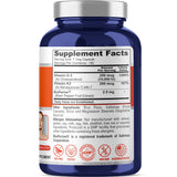 NusaPure Vitamin D3 & K2 Capsules 180 Veg Capsules side view