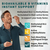 NUSAVA B12 Liquid Drops packaging side view