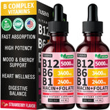 NUSAVA Liquid Vitamin B12 Drops 5000mcg front view
