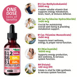 NUSAVA Liquid Vitamin B12 Drops 5000mcg ingredients list