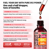 NUSAVA Liquid Vitamin B12 Drops ingredients list