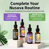 NUSAVA Liquid Vitamin B12 Drops lifestyle scene