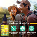 NUSAVA Liquid Vitamin D3 K2 Supplement in a lifestyle setting