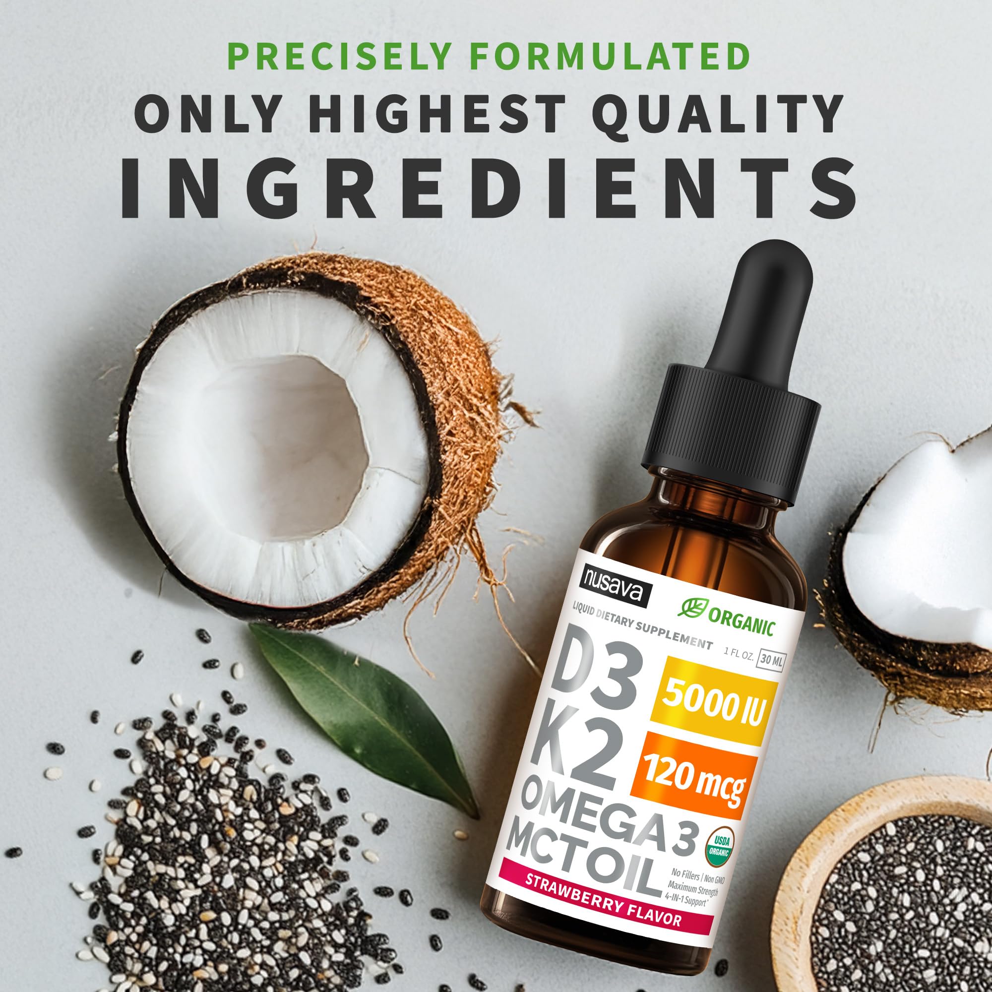 NUSAVA Liquid Vitamin D3 K2 Supplement lifestyle scene
