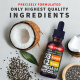 NUSAVA Liquid Vitamin D3 & K2 Supplement with a measuring spoon