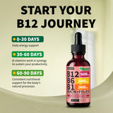 NUSAVA Vitamin B12 Drops in lifestyle setting