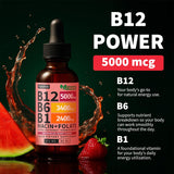 NUSAVA Vitamin B12 Drops with measuring dropper