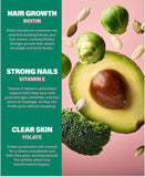 NuStrips Biotin Beauty Vitamins open package with strips