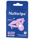 NuStrips Fast-Dissolving Sleep Strips packaging front view