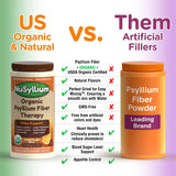 NuSyllium Organic Psyllium Husk Powder ingredient close-up
