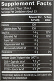 Nutiva Organic MCT Oil 699g bottle side view