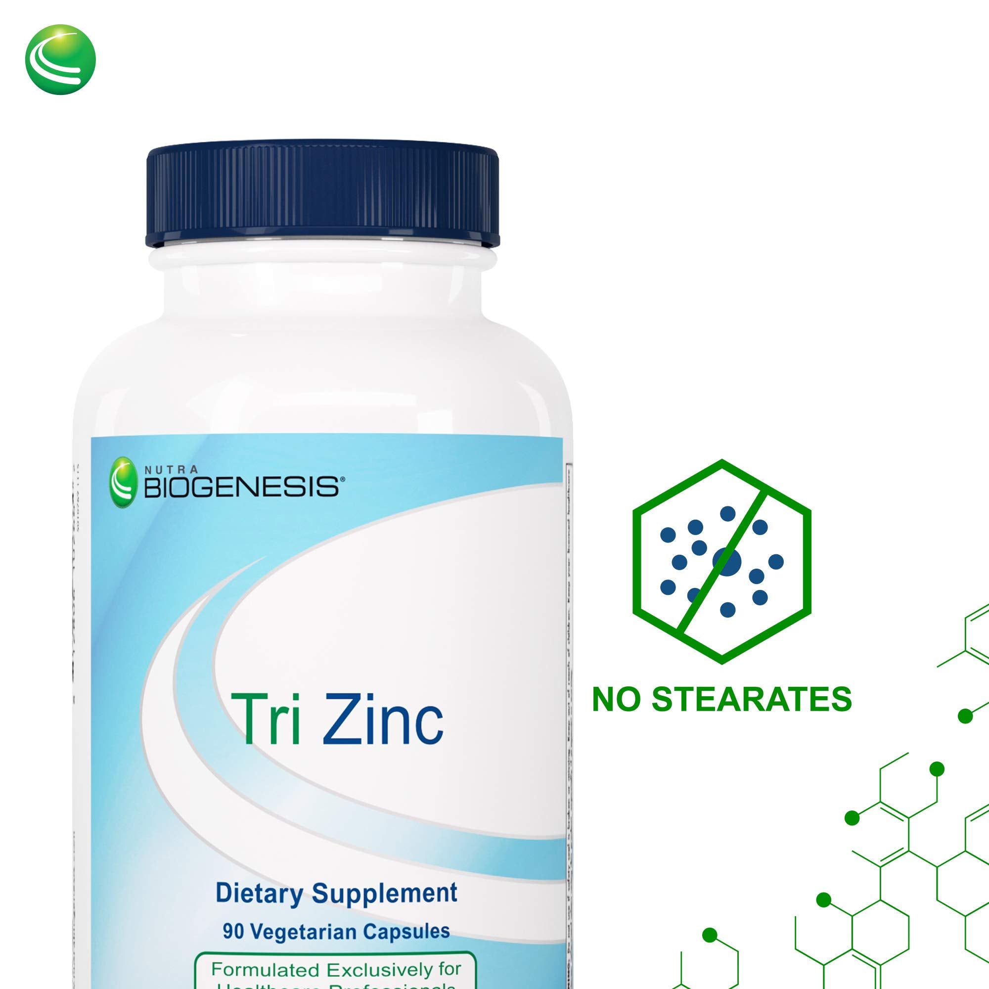 Nutra BioGenesis Chelated Zinc Supplement ingredients list on the label