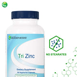 Nutra BioGenesis Chelated Zinc Supplement ingredients list on the label