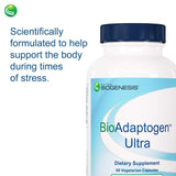 Nutra BioGenesis Ginseng Adaptogen Supplement capsules close-up