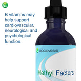 Nutra BioGenesis Methyl Factors Liquid Supplement ingredients list