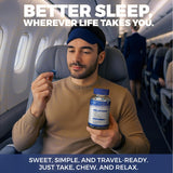 Nutra Florida Melatonin Gummies 10mg back view of container
