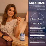 Nutra Florida Melatonin Gummies 10mg lifestyle scene with gummies