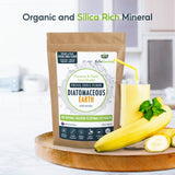 Nutra Nourished Fossil Shell Flour Powder 250g serving suggestion in smoothie