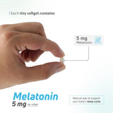Nutra Nutrition Melatonin Softgels 5 mg lifestyle scene