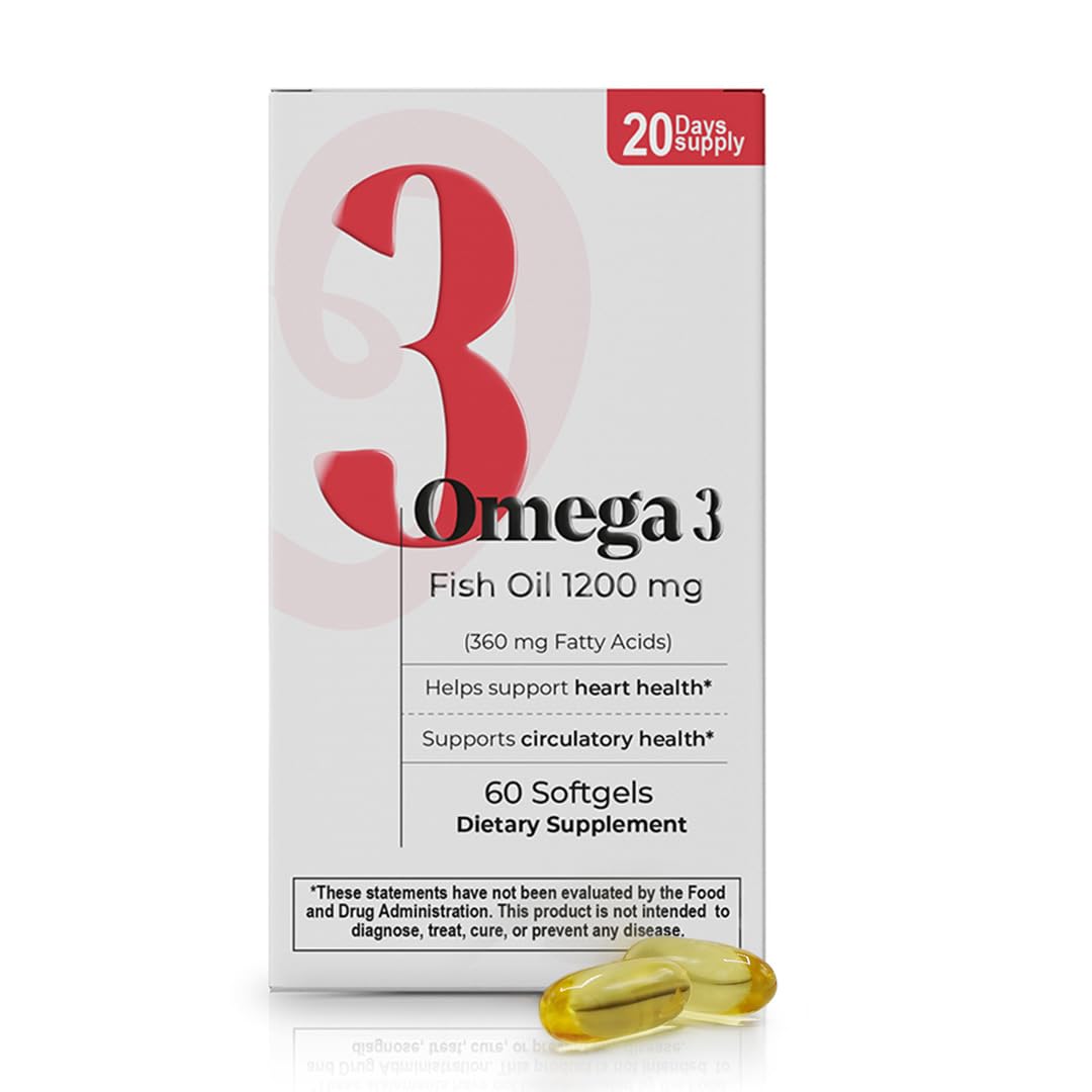 Nutra Nutrition Omega-3 Fish Oil Softgels 1200mg lifestyle scene