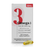 Nutra Nutrition Omega-3 Fish Oil Softgels 1200mg packaging details