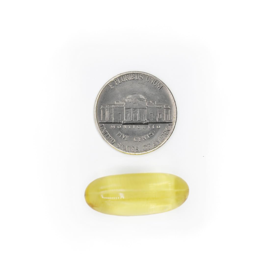 Nutra Nutrition Omega-3 Fish Oil Softgels 1200mg with measuring spoon