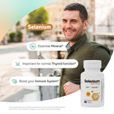 Nutra Nutrition Selenium 200 mcg Tablets bottle with label