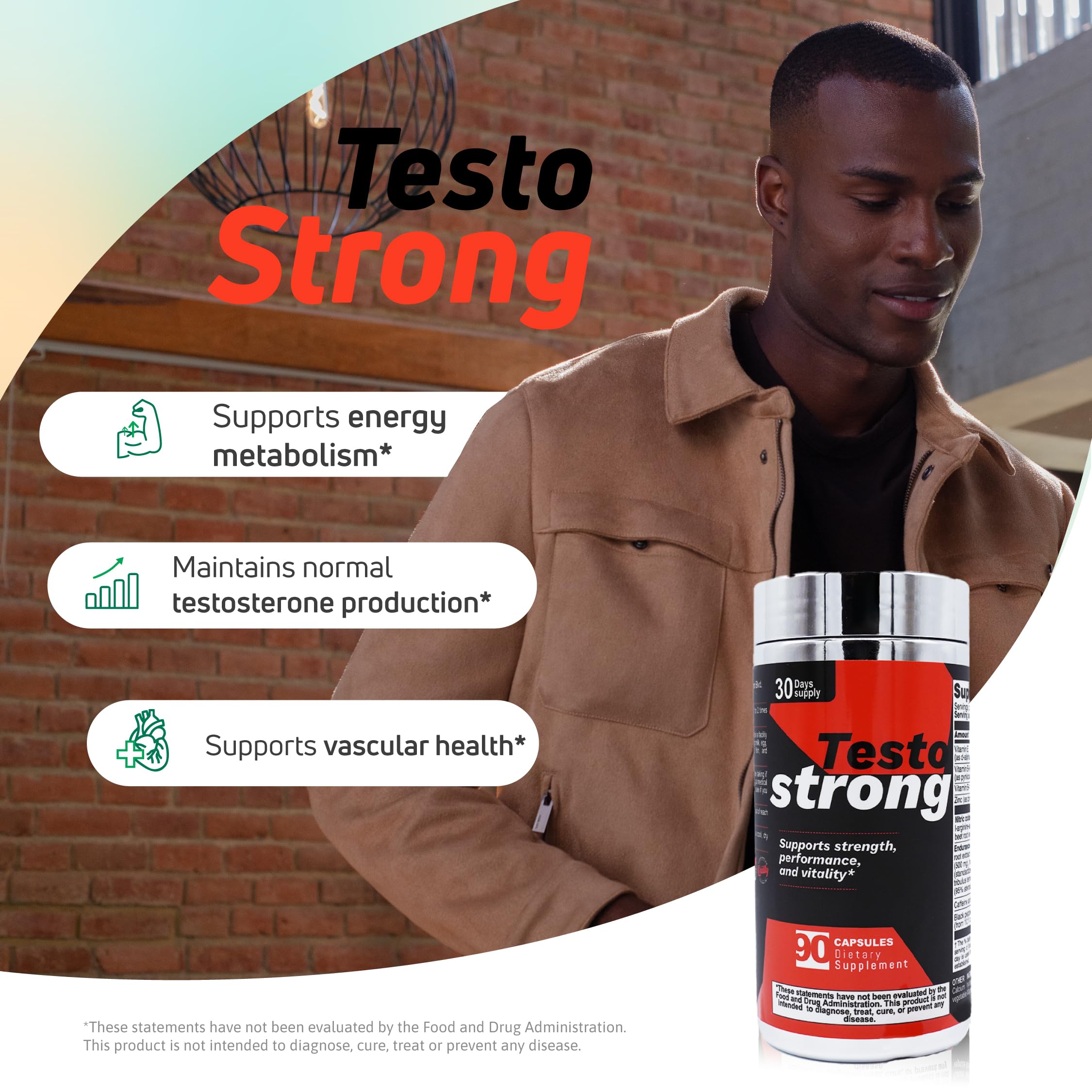 Nutra Nutrition Tribulus Supplement bottle side view