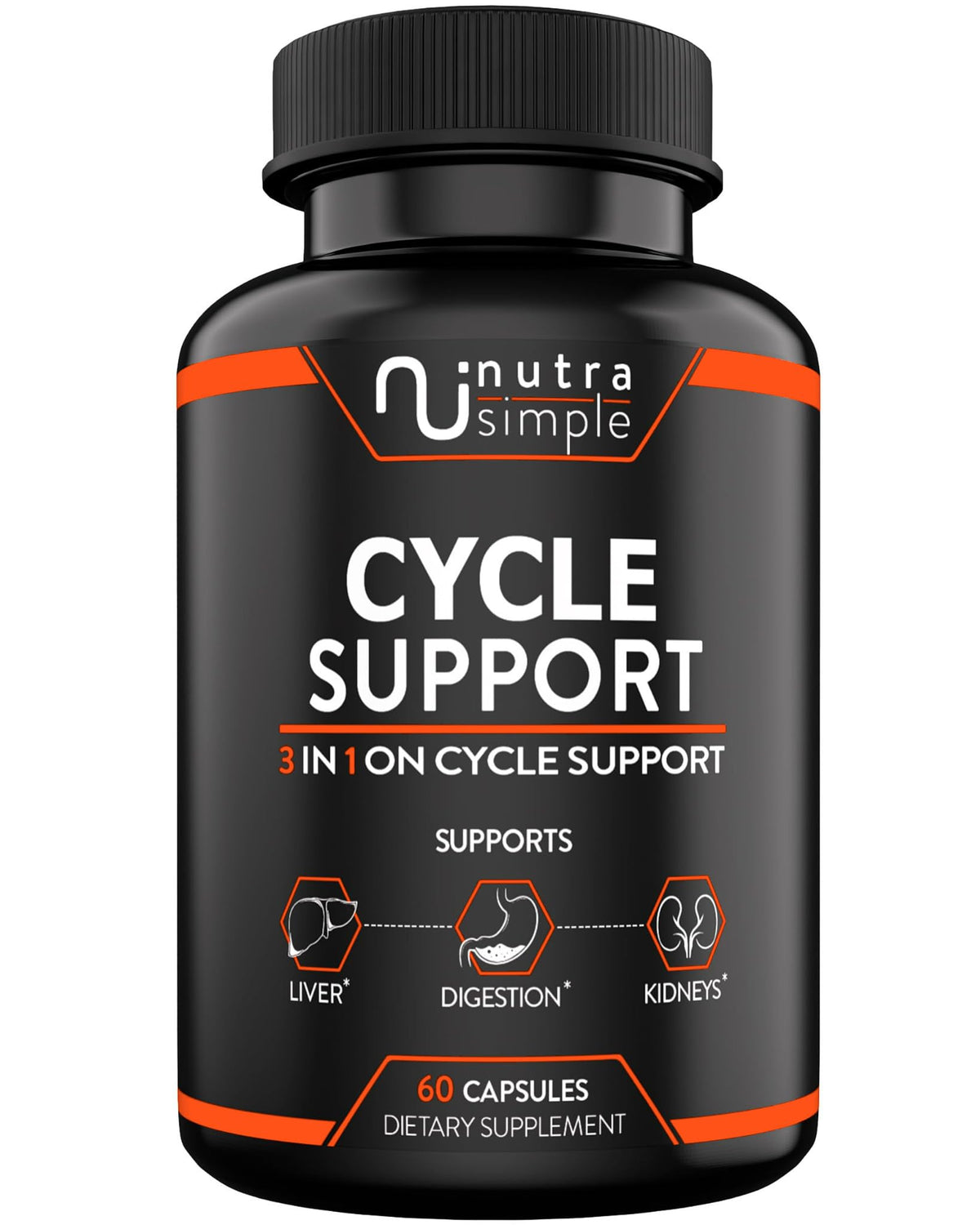 Nutra Simple Milk Thistle Supplement bottle front view