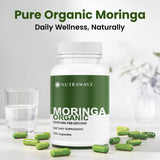 Nutra Wave Moringa Oleifera Capsules 1200mg capsules close-up