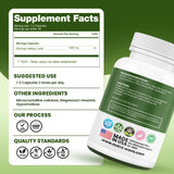 Nutra Wave Moringa Oleifera Capsules 1200mg side view