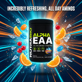 NutraBio Alpha EAA Powder 453g nutrition label