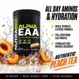 NutraBio Alpha EAA Powder 481g nutritional information
