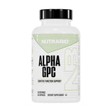 NutraBio Alpha Lipoic Acid 300mg capsule bottle front view