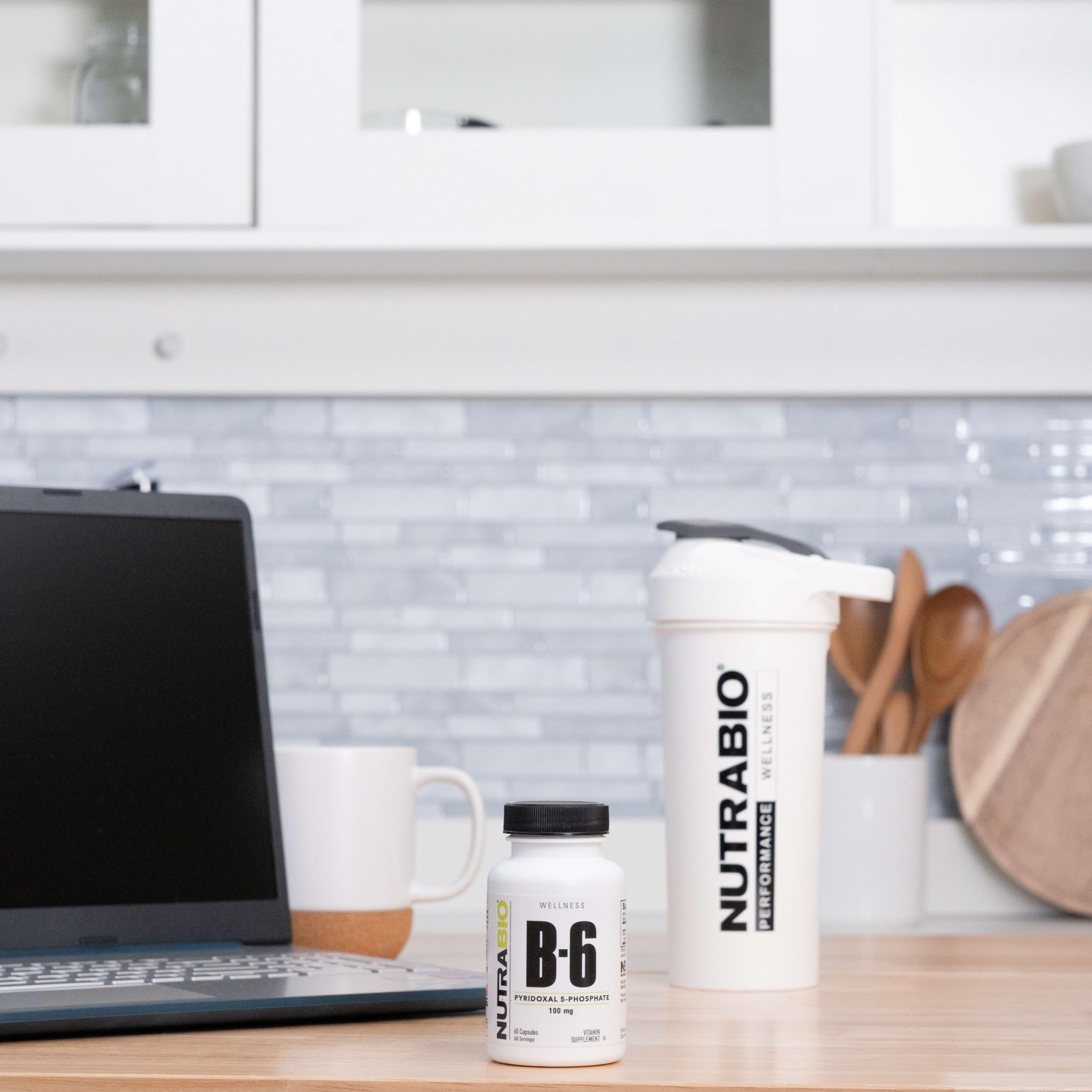 NutraBio B-Complex Vitamin Supplement lifestyle image