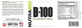 NutraBio B-Complex Vitamin Supplement with capsules