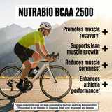 NutraBio BCAA 2500 in a gym setting