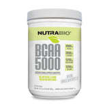 NutraBio BCAA Natural 372g front view with packaging