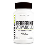 NutraBio Berberine Advanced 200mg capsule front view