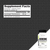 NutraBio Berberine Advanced 200mg capsule side view