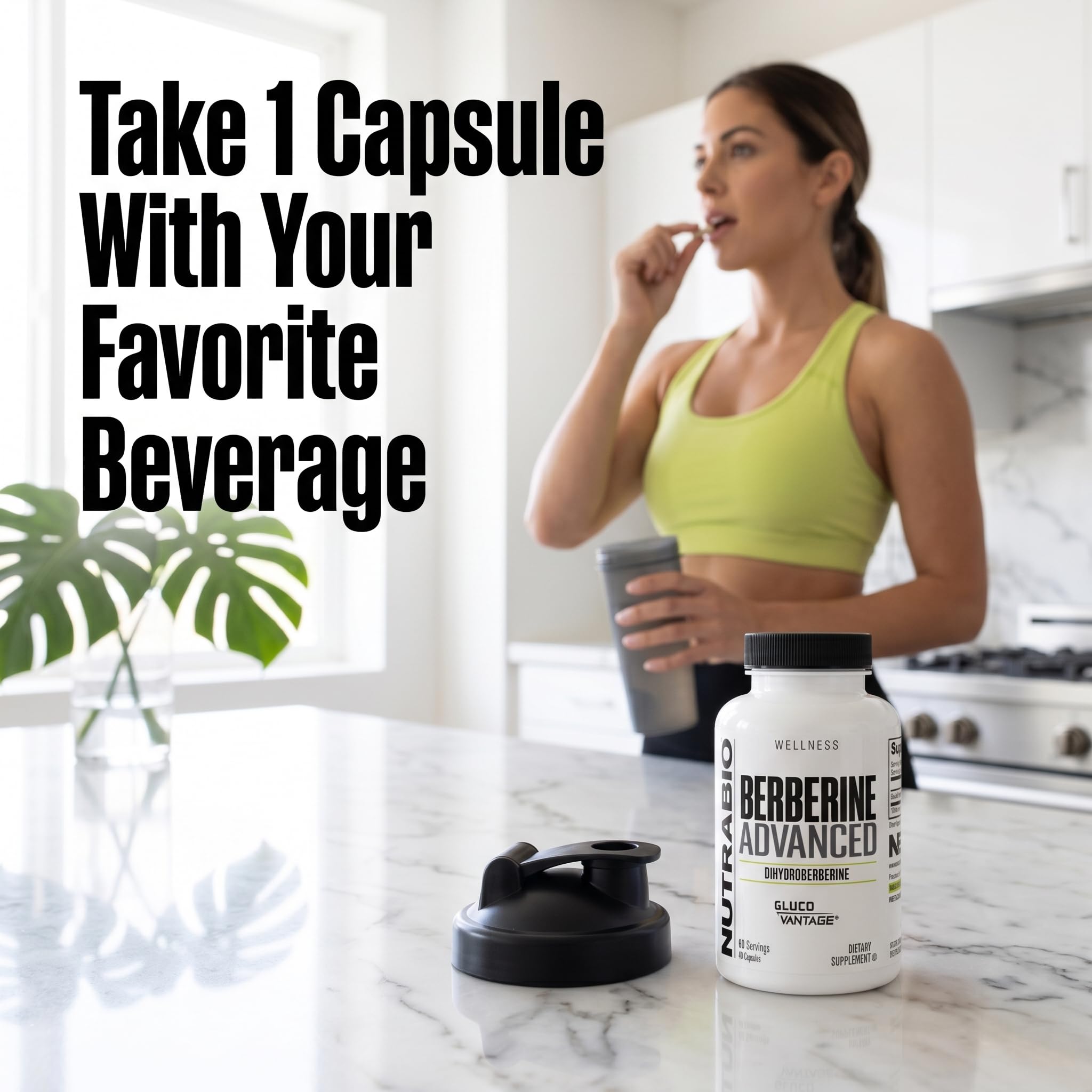 NutraBio Berberine Advanced capsule close-up