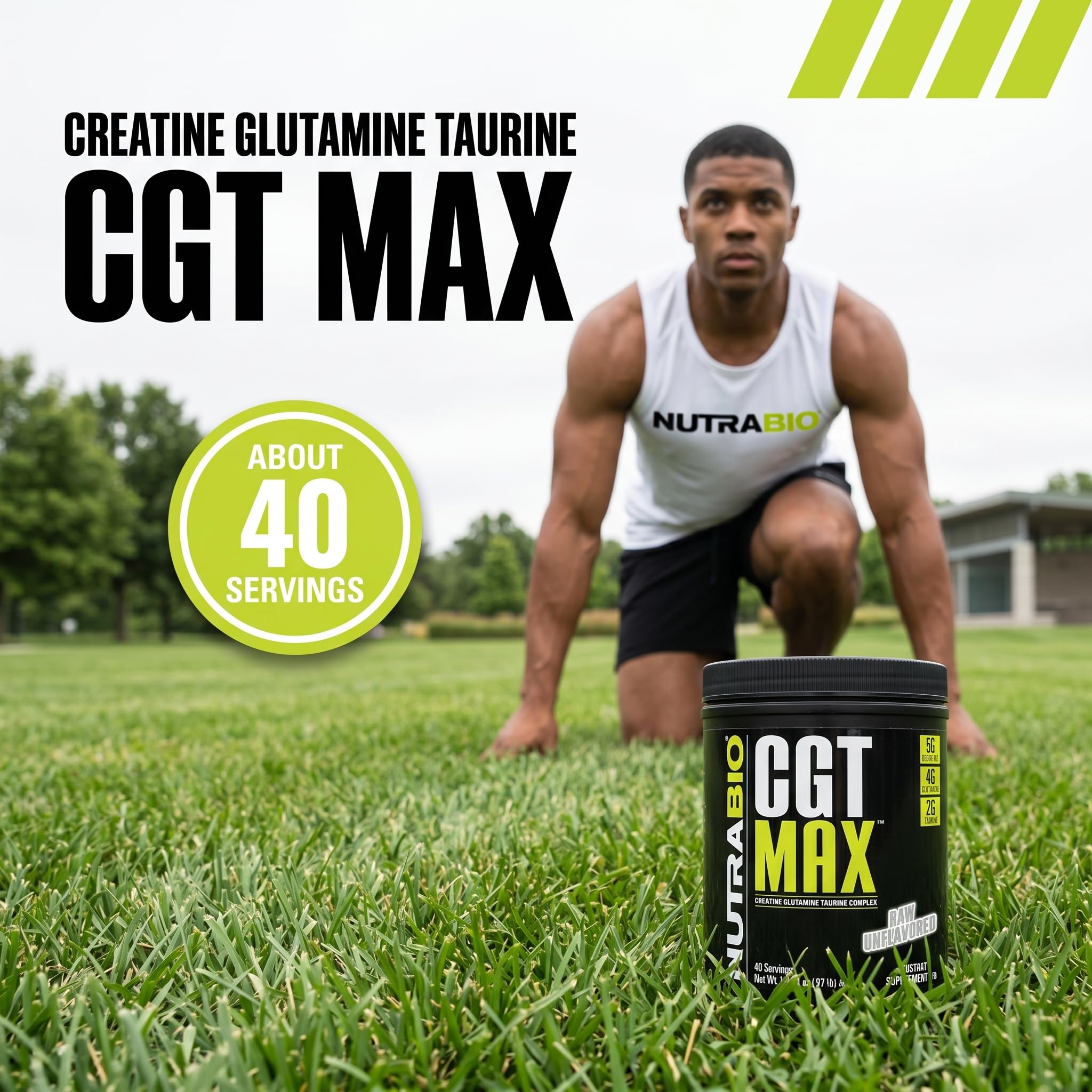 NutraBio CGT-MAX Creatine Supplement 499g ingredients list