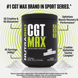 NutraBio CGT-MAX Creatine Supplement 499g packaging