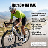 NutraBio CGT-MAX Creatine Supplement 499g serving suggestion