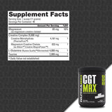 NutraBio CGT-MAX Creatine Supplement 499g side view