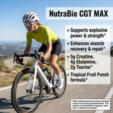 NutraBio CGT-MAX Creatine Supplement 549g packaging