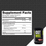 NutraBio CGT-MAX Creatine Supplement 549g side view