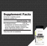 NutraBio Citrus Bergamot Extract 100g side view