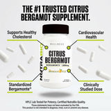NutraBio Citrus Bergamot Extract 100g with measuring spoon